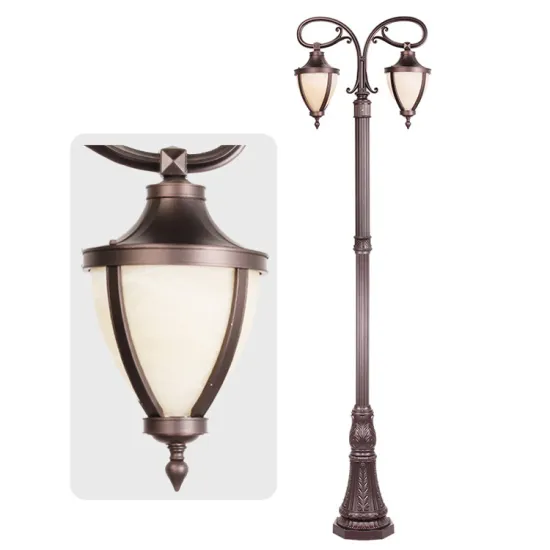 High Quality Outdoor Antique Cast Iron LED Street Lamp Post
