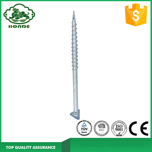 Galvanized Steel Solar Mounting Foundation Ground Screw