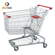 Supermarket Zinc Plated German Shopping Trolley