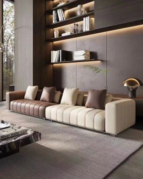 इतालवी इंटरनेट सेलिब्रिटी पियानो कुंजी 4 सीटर सोफा सेट