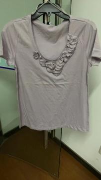 rosetty round neck cotton t-shirt