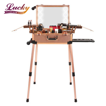 Stesen Penganjur Makeup Cermin Rolling Lighted