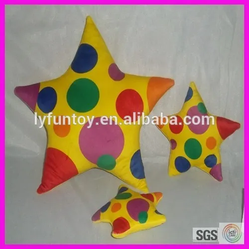2015 new design plush star for decoration
