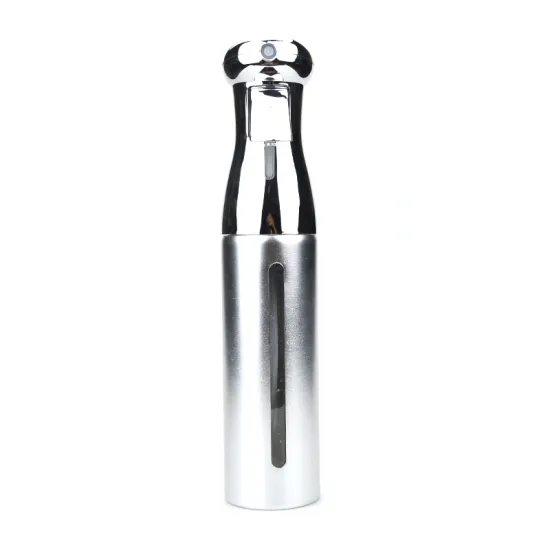 aluminum plastic continuous mist hair spray bottle 250ml