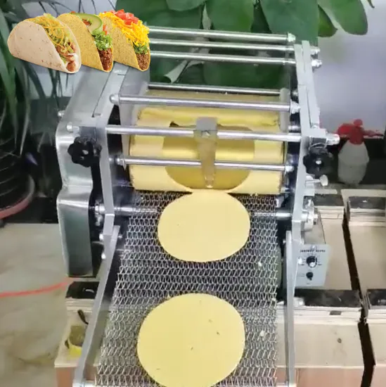 Commercial Electric Corn Tortilla Flour Wrap Making Machine