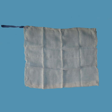 Abdominal Pads, Prewashed/Unwashed, Blue Cotton Tape, X-ray Detectable