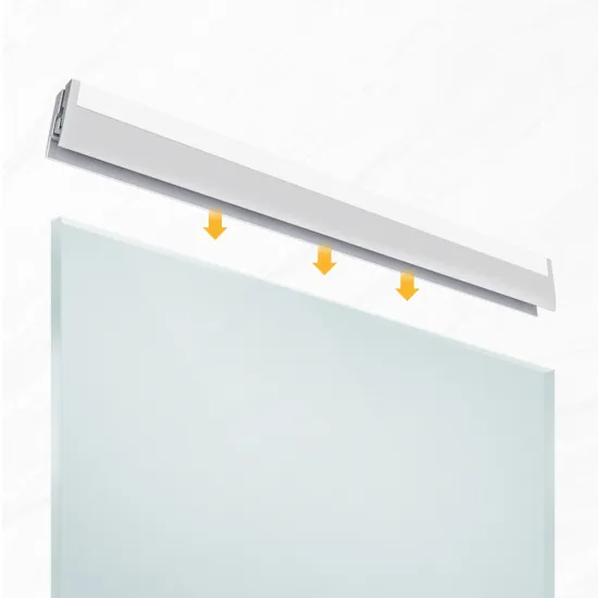 12VDC 5W/m Multiwhite LED Strip Light for 8mm Glass Panel Back Clamping Application