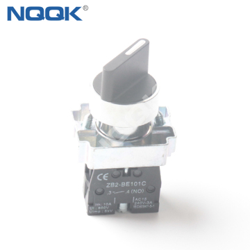 XB2-BD21 1NO Short Handle Stay-Put 2-Position Selector Push Button Switch