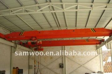 Double girder electric overhead travelling crane overhead bridge crane 20ton