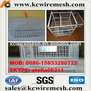 Cheap!!!!! KangChen Antique vintage Industrial Metal Wire Storage Basket With Handle