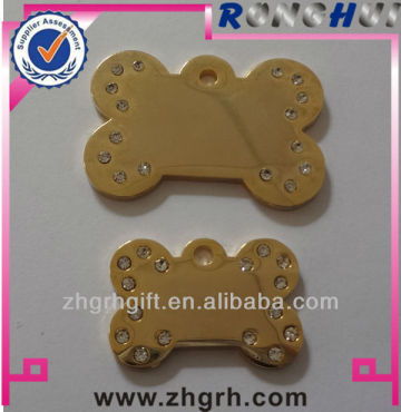 Diamond gold dog tag maker/supplier/manufactory/wholesaler