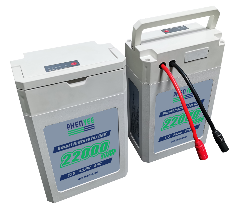 Smart batteri til UAV 22000mAh 12s 45,6V 25c