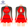 Gutes Material schulterfreie Cheerleader-Uniformen