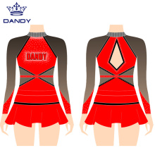 Good Material off shoulder cheerleading uniforms