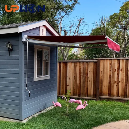 Uplion Patio Awning Outdoor Manual Retractable Canopy