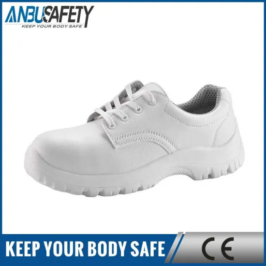 bright color wear-resisting navy white genuine leather safety shoes easy to walk