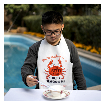 Custom Printed Disposable Plastic Bibs for Adults - China Factory