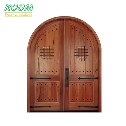 Villa Entrance Wood Swing Entry Door