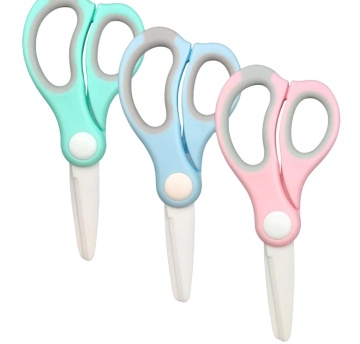Portable Ceramic Baby Scissors with Cutting Box: Safe and Hygienic Baby Tableware Supplies
