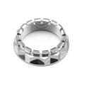 titanium GR5 flanged axle nut for ducati