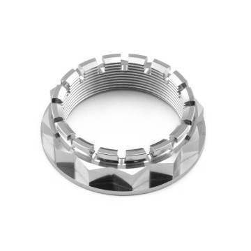 titanium GR5 flanged axle nut for ducati