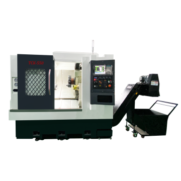 5-Axis Double-Spindle CNC Turning and Milling Lathe Machine with Power Turret and Driven Tools - TCK-550 Horizontal