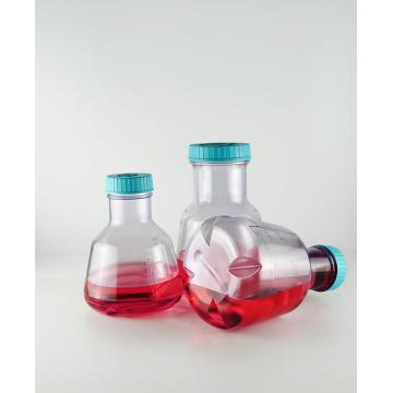 3L PC High Efficient Erlenmeyer Flask, Baffled