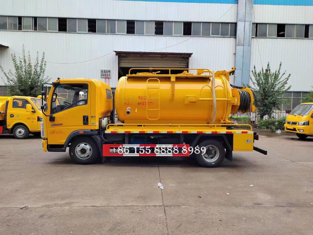 Howo Integrated Tank Cleaning Suction Truck 2 Jpg