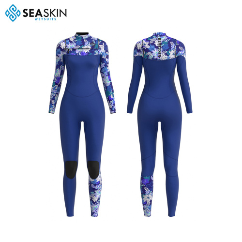 Seaskin Women 3mm Custom Print Neoprene Full Suits