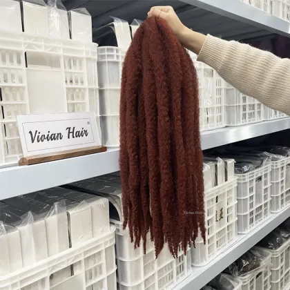 Wholesale Wholesale Colorful 24-inch Bob Marley Hair Afro Kinky Braids, Marley Twists, Marley Braidings: 24 Strands per Pack - Crochet Braids