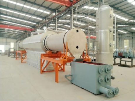 Rotary carbonization furnace