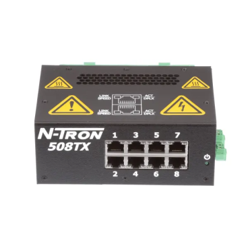 NTRON 508TX Unmanaged Industrial Ethernet Switch