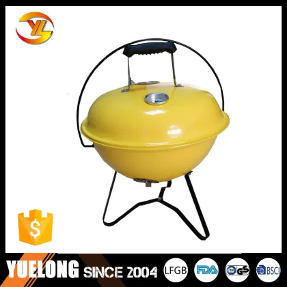 Outdoor Webber style portable kettle charcoal bbq grill