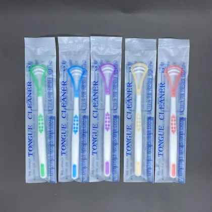 Silicone Tongue Coating Cleaner Brush Tongue Scraper