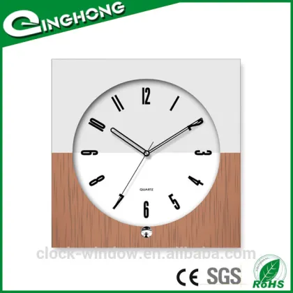 Simple wooden cheap table clocks