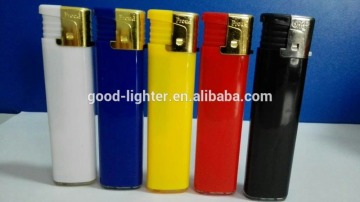 2017 hot sell ! OEM windproof lighter refill gas lighter plastic cigar lighter