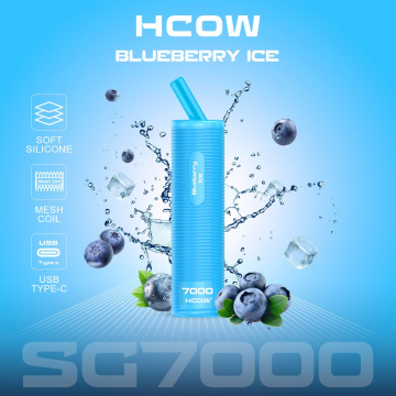 100% original HCOW SG7000 Puffs 16 ml de vapor desechable