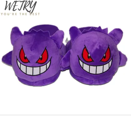 Anime Carto Pokemon Slippers Lovers Warm Woman Slippers