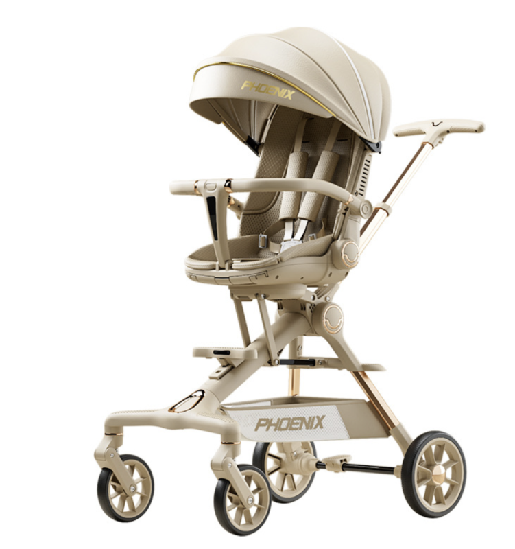 Foldable and storable baby stroller