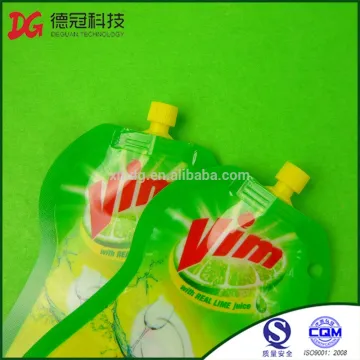 Professional cheaper drink pouch with spout packaging for wine, jelly, yogurt, etc.