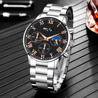 New Men's Business Steel Watches: Latest Fashion Trends in Quartz Watches for Men