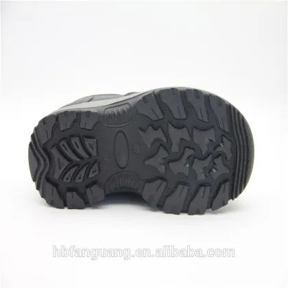 Black Split Leather Sport Safety Shoes