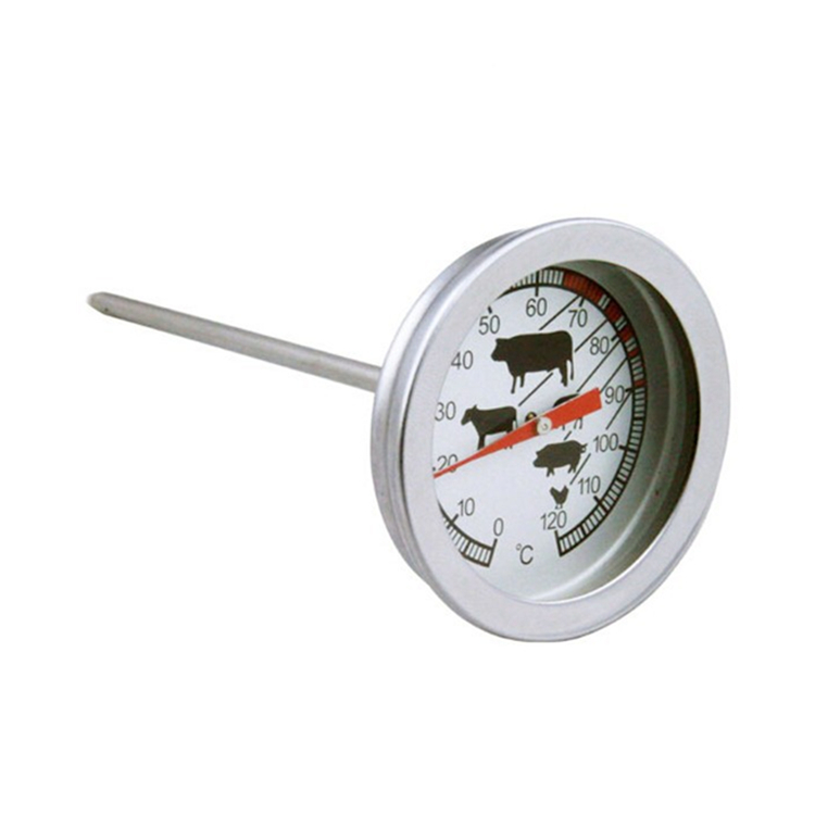 Oven Safe Stainless Steel Meat Probe Analogue Thermometer 4 Jpg