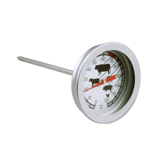 Ovenveilige roestvrijstalen vleessonde analoge thermometer
