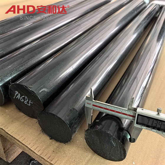 Solid Extruded Nylon Rod Black PA6 Rod