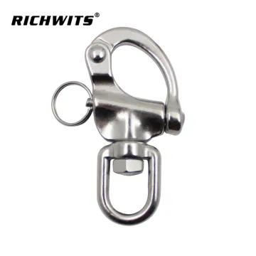 High Polished rigging hardware Stainless Steel Quick Release Eye Swivel Snap Shackle