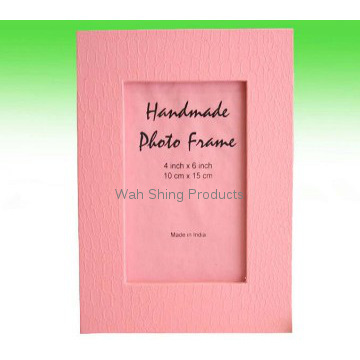 Sweet pink handmade photo frame