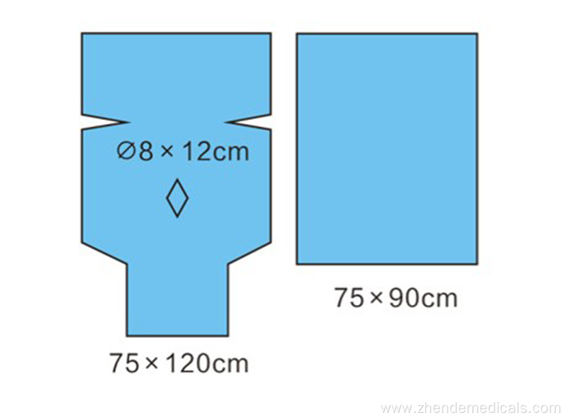 Efficient Absorbent Patches Perineal Surgical Drape