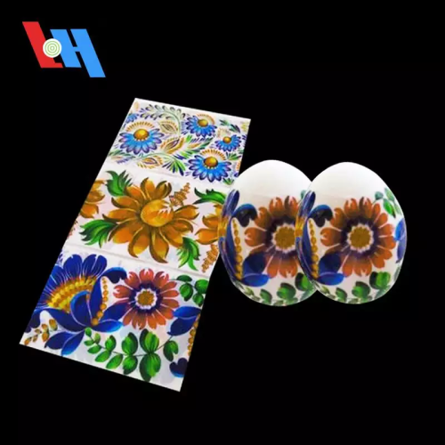 Custom pvc easter egg shrink wrap packaging label