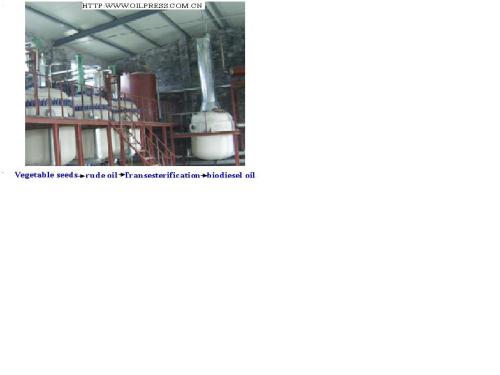 5T/8H BIODIESEL OIL EQUIPMENT from oil seeds